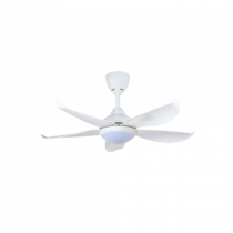 ALPHA VANNUS LUNA 5 BLADES 46"LED CEILING FAN - WHITE (LUNA5B-46-WHT-LED)