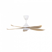 ALPHA VANNUS LUNA 5 BLADES 46" CEILING FAN - WALNUT/MB (LUNA5B-46-W/MB)