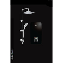 DEKA DC PUMP WATER HEATER RAINSHOWER - BLACK (AQUAS66-RS)