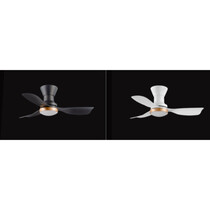 DEKA 22" 3 BLADES DC MOTOR CEILING FAN  WITH LED - MAGNESIUM (CONCEPT22-LED)