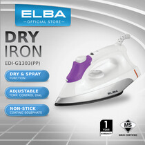 ELBA DRY IRON 1300W (EDI-G1303)