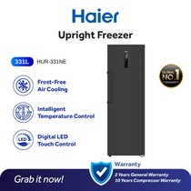 HAIER UPRIGHT FREEZER 331L (HUR-331NE)