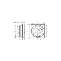 KDK 8" WALL VENTILATION FAN (20AQM8)