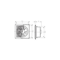 KDK 8" CEILING VENTILATION FAN (20CQT1)