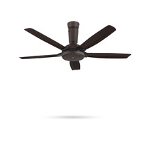 KDK 56'' 5 BLADES CEILING FAN WITH R/CONTROL - BROWN (K14YZ-PBR)