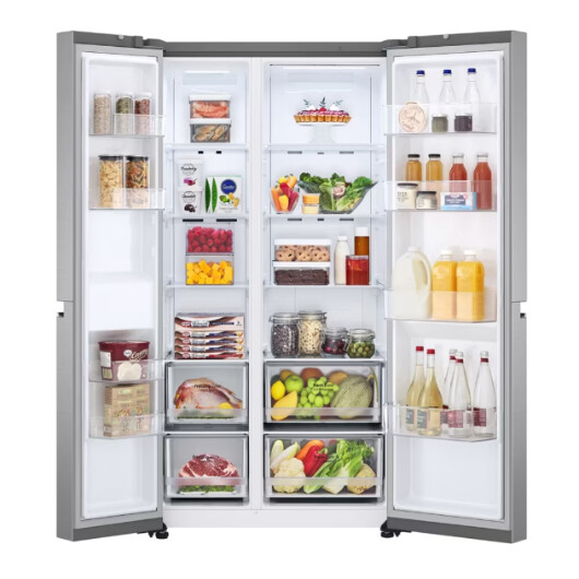 LG SIDE BY SIDE 694L INVERTER FRIDGE - SILVER (GC-B257SLVL)