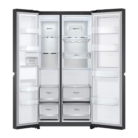 LG SIDE BY SIDE 655L INVERTER FRIDGE - WHITE (GC-M257CGFL)