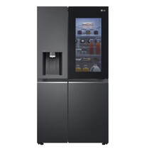 LG SIDE BY SIDE 635L INVERTER FRIDGE - MATTE BLACK (GC-X257CQES)