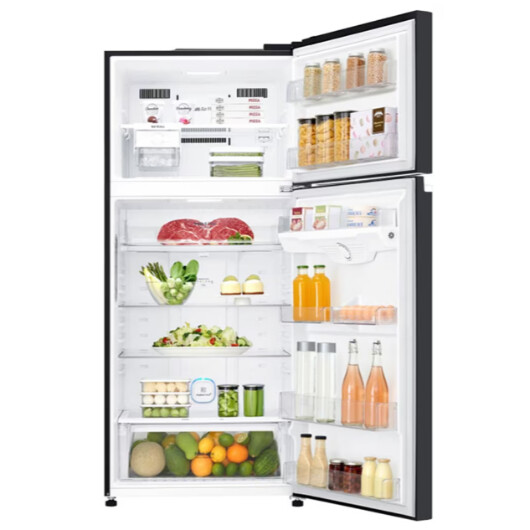 LG 2 DOORS 509L INVERTER FRIDGE - GLASS BLACK (GN-C702SGGC)