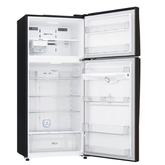 LG 2 DOORS 547L INVERTER FRIDGE - BLACK STAINLESS STEEL (GN-H702HXHC)