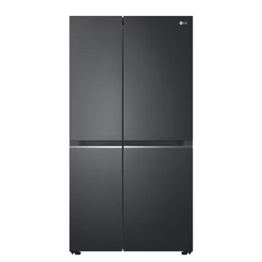 LG SIDE BY SIDE 694L INVERTER FRIDGE - MATTE BLACK (GC-B257SQVL)