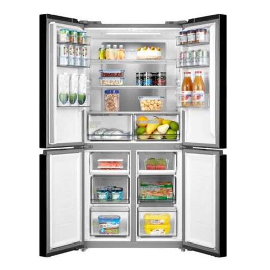 MIDEA 4 DOORS 519L INVERTER FRIDGE - GLASS FINISHING (MDRF633MIF22)