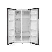 MIDEA SIDE BY SIDE 660L INVERTER FRIDGE - BLACK GLASS (MDRS712FIE63B)