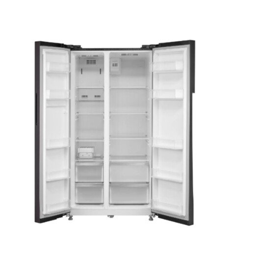 MIDEA SIDE BY SIDE 660L INVERTER FRIDGE - BLACK GLASS (MDRS712FIE63B)