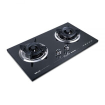 MILUX 2 BURNERS GLASS GAS COOKER HOB - 4.6KW