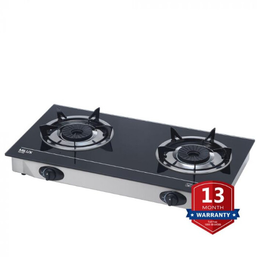 MILUX 2 BURNERS GAS COOKER