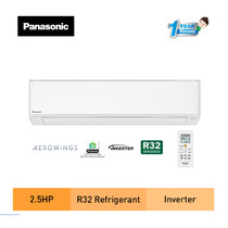 PANASONIC 2.5HP INVERTER R32 AIR COND  (CS/CU-PU24AKH/RU24AKH)