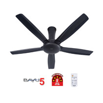 PANASONIC 56" 5 BLADES CEILING FAN WITH R/CONTROL-BLACK (F-M14DZVBKH)