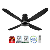 PANASONIC 56" 4 BLADES DC MOTOR CEILING FAN WITH R/CONTROL (F-M14MEVBKH)