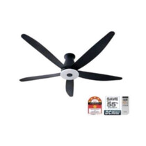 PANASONIC 60" 5 BLADES CEILING FAN WITH R/CONTROL-BLACK (F-M15EXVBKRH)