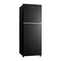 PANASONIC 2 DOORS 210L INVERTER FRIDGE - GLASS BLACK (NR-BB211PKMY)