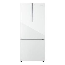 PANASONIC 2 DOORS 407L INVERTER FRIDGE - GLASS WHITE (NR-BX421WGWM)