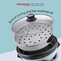 PENSONIC MULTI COOKER WITH STEAMER 3.5L (PMC-1302S)