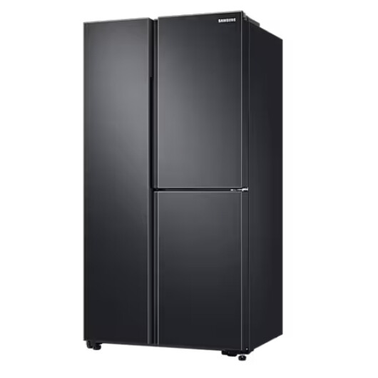 SAMSUNG SIDE BY SIDE 3 DOORS 700L INVERTER FRIDGE - BLACK MATT (RS63R5591B4/ME)