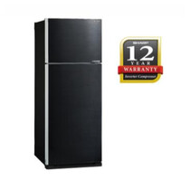 SHARP 2 DOORS 480L INVERTER FRIDGE -BLACK METAL (SJE5381MK)