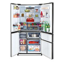 SHARP SIDE BY SIDE 5 DOORS 800L INVERTER FRIDGE -BLACK (SJF879GK)