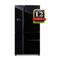 SHARP SIDE BY SIDE 5 DOORS 800L INVERTER FRIDGE -BLACK (SJF879GK)