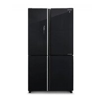 SHARP 4 DOORS 750L INVERTER FRIDGE -GLASS BLACK (SJF921VGK)