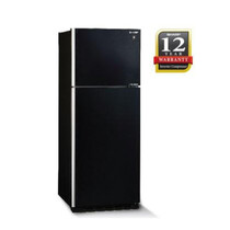 SHARP 2 DOORS 440L INVERTER FRIDGE -BLACK GLASS (SJP498GK)