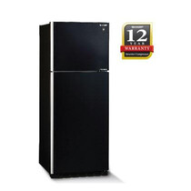 SHARP 2 DOORS 480L INVERTER FRIDGE -GLASS BLACK (SJP598GK)