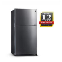 SHARP 2 DOORS 610L INVERTER FRIDGE-METAL SILVER (SJP601MFMS)