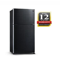 SHARP 2 DOORS 670L INVERTER FRIDGE-METAL BLACK (SJP701MFMK)