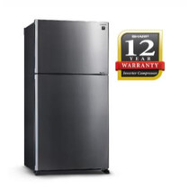 SHARP 2 DOORS 720L INVERTER FRIDGE-METAL BLACK (SJP801MFMS)