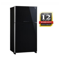 SHARP 2 DOORS 720L INVERTER FRIDGE-GLASS BLACK (SJP882MFGK)