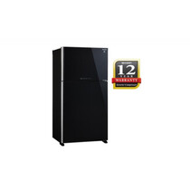 SHARP 2 DOORS 720L INVERTER FRIDGE-MAROON GLASS BLACK (SJP882MFGM)