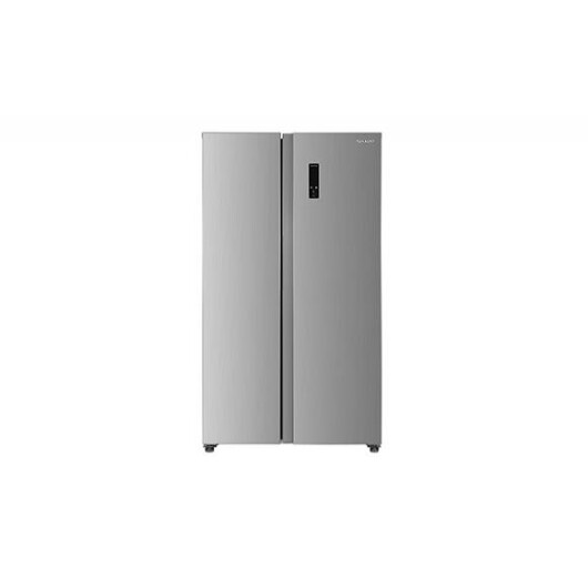 SHARP SIDE BY SIDE 620L INVERTER FRIDGE -DARK GREY METAL (SJX6322MS)