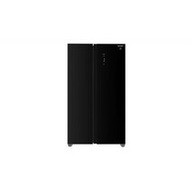 SHARP SIDE BY SIDE 680L INVERTER FRIDGE -BLACK GLASS (SJXP6822GK)