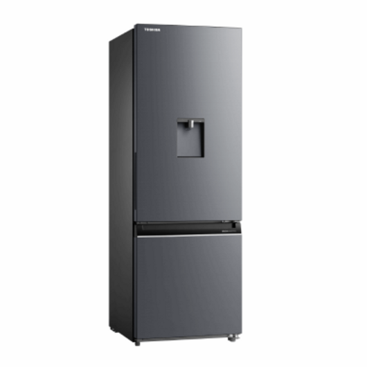 TOSHIBA 2 DOORS 380L INVERTER FRIDGE - MORANDI GRAY (WATER DISPENSER) (GR-RB405WE-PMY(06))