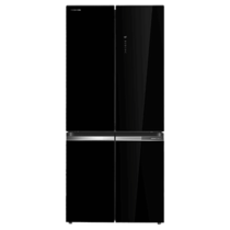 TOSHIBA 4 DOORS 585L INVERTER FRIDGE -GLASS BLACK (GR-RF665WIA-PGY(22))