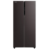 TOSHIBA SIDE BY SIDE 530L INVERTER FRIDGE -SATIN GREY (GR-RS600WI-PMY(37))