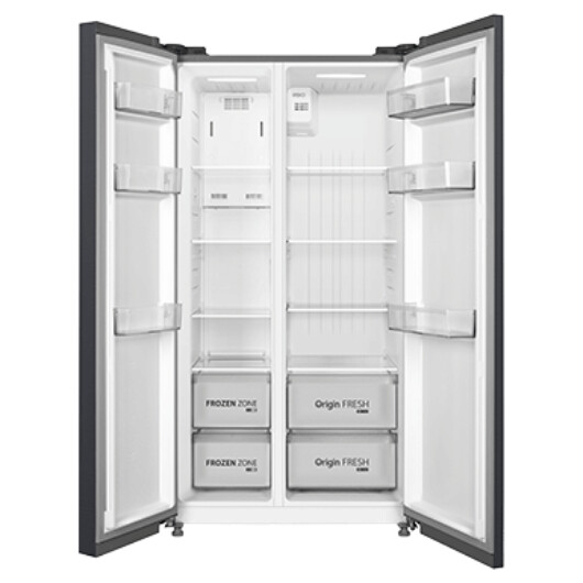 TOSHIBA SIDE BY SIDE 620L INVERTER FRIDGE -MORANDI DARK GREY (GR-RS696WI-PMY(06))