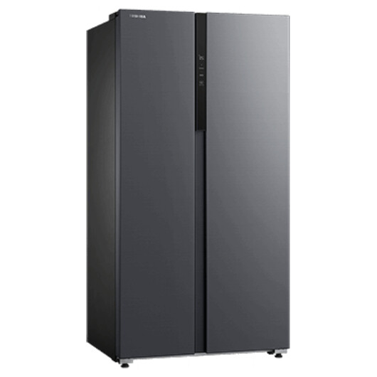 TOSHIBA SIDE BY SIDE 623L INVERTER FRIDGE -MORANDI DARK GREY (GR-RS780WI-PMY(06))