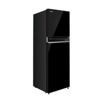 TOSHIBA 2 DOORS 270L INVERTER FRIDGE - BLACK (GR-RT300WE-PMY(UK))