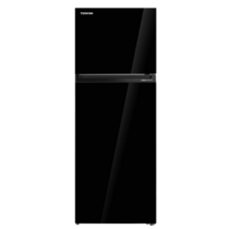 TOSHIBA 2 DOORS 530L INVERTER FRIDGE - GLASS BLACK (GR-RT624WE-PGY(22))